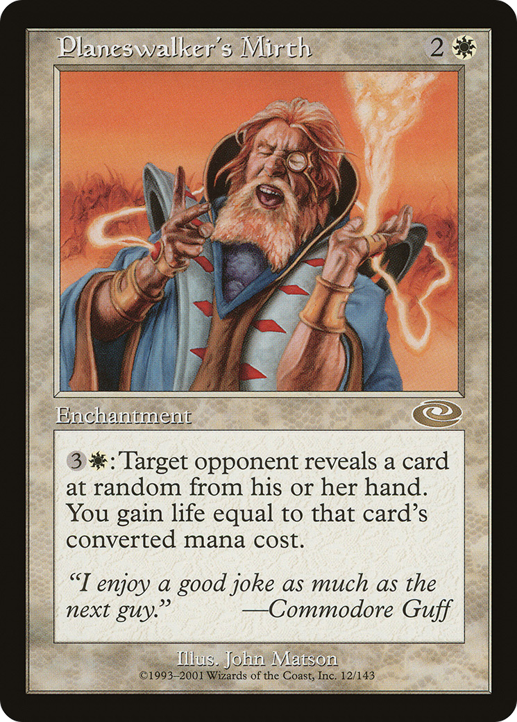 Planeswalker's Mirth (PLS-012) - Planeshift Foil
