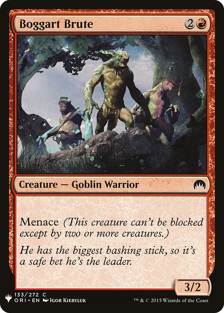 Boggart Brute (LIST-ORI-133) - The List