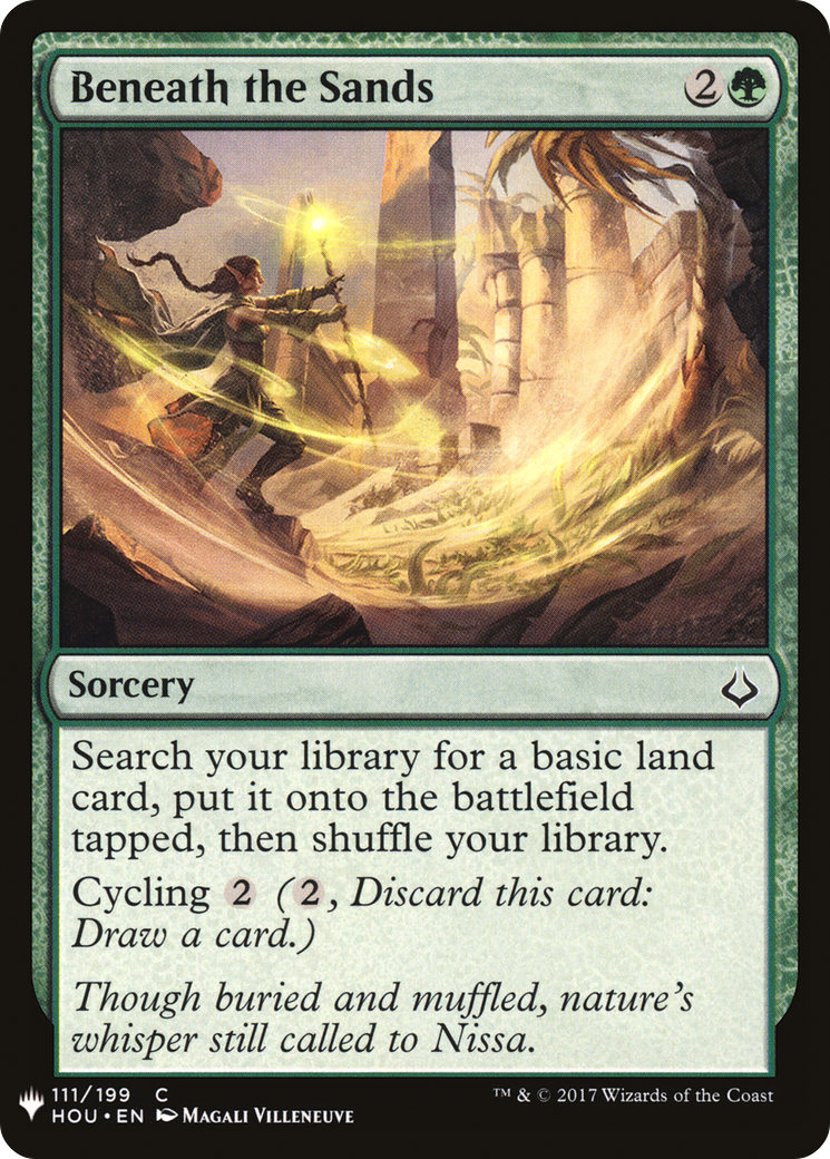 Beneath the Sands (LIST-HOU-111) - The List
