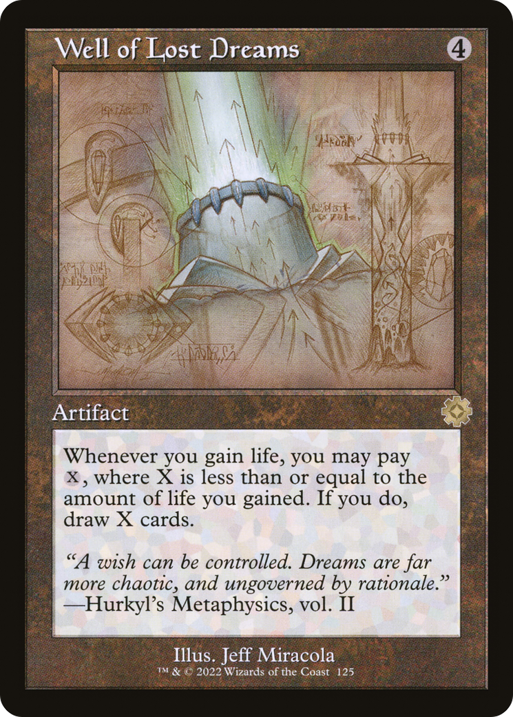 Well of Lost Dreams (BRR-125) - The Brothers' War Retro Artifacts Foil