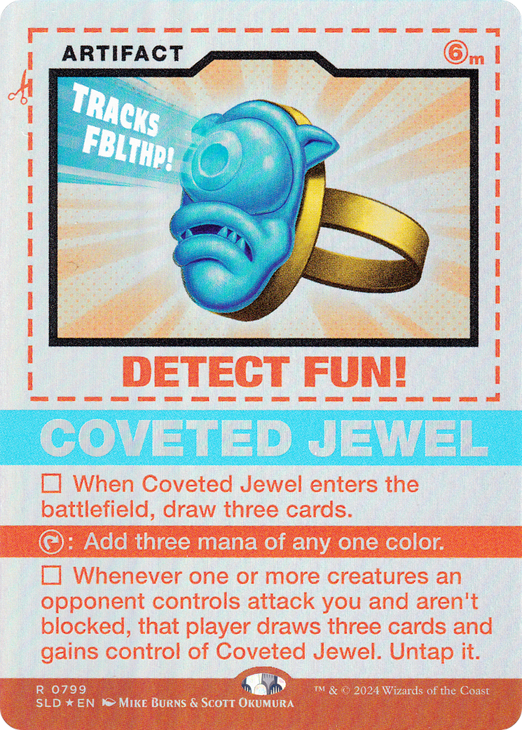 Coveted Jewel (SLD-799) - Secret Lair Drop (Borderless) Foil