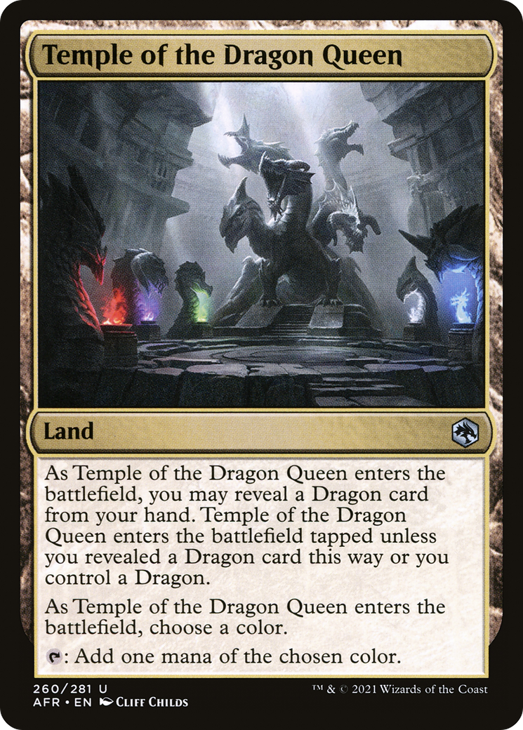 Temple of the Dragon Queen (AFR-260) - Adventures in the Forgotten Realms