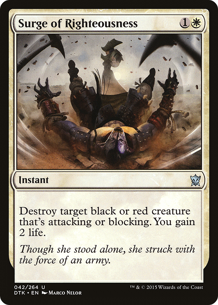 Surge of Righteousness (DTK-042) - Dragons of Tarkir