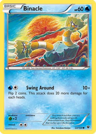 Binacle 022/124 - XY Fates Collide