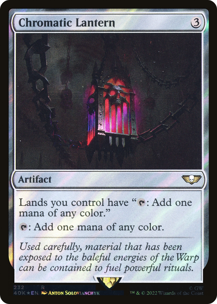 Chromatic Lantern (40K-232★) - Warhammer 40,000 Commander Foil