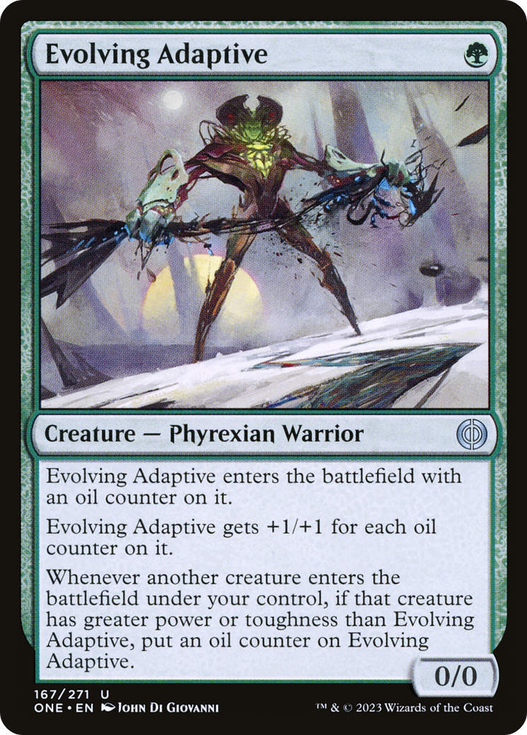 Evolving Adaptive (ONE-167) - Phyrexia: All Will Be One