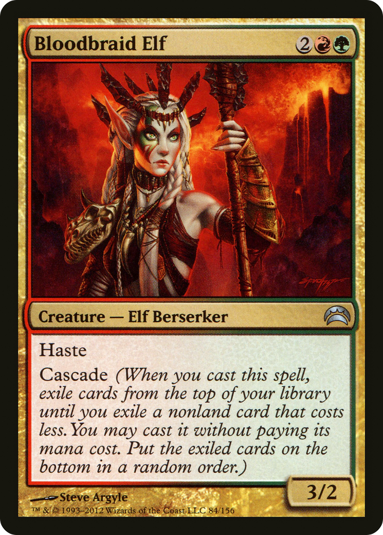 Bloodbraid Elf (PC2-084) - Planechase 2012 Foil