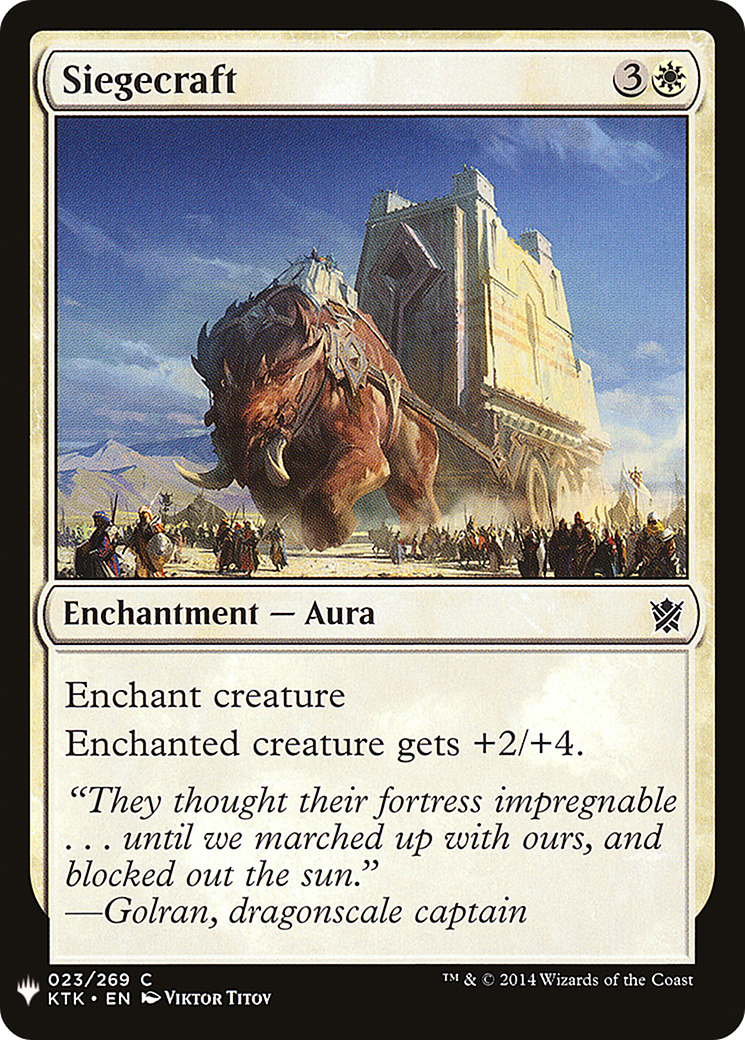 Siegecraft (LIST-KTK-23) - The List