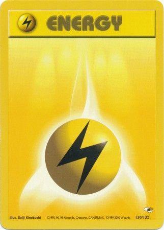 Lightning Energy 130/132 - Gym Heroes Unlimited