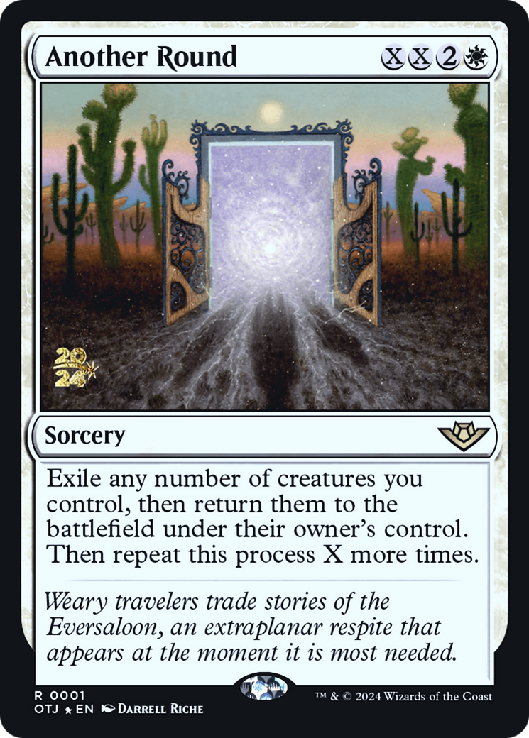 Another Round (PRE-001) - Outlaws of Thunder Junction Promos Foil