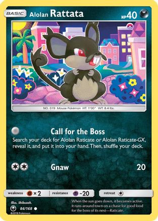 Alolan Rattata 084/168 - SM Celestial Storm