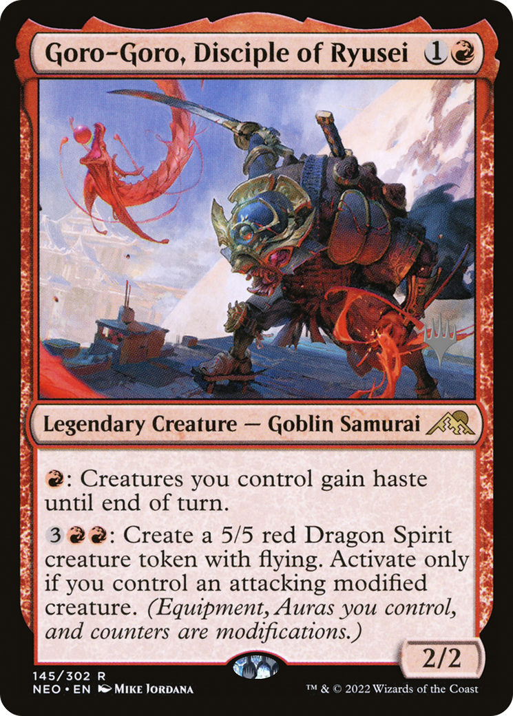 Goro-Goro, Disciple of Ryusei (PPNEO-145) - Kamigawa: Neon Dynasty Promos Foil
