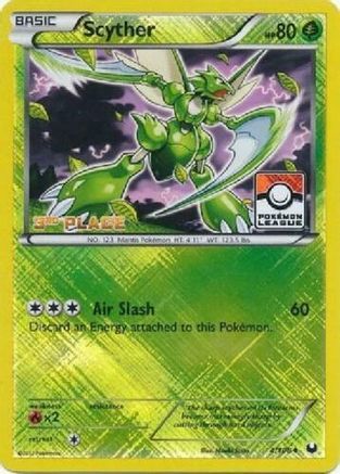 Scyther 004/108 - League & Championship Cards - Reverse Holofoil
