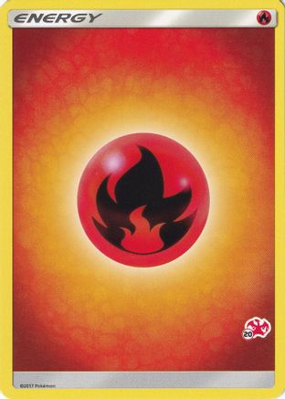 Fire Energy (# Charizard Stamped) - Battle Academy