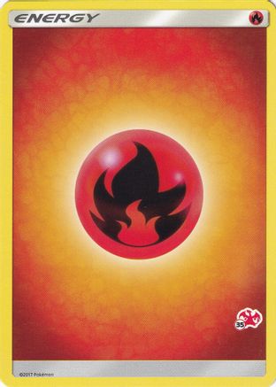 Fire Energy (# Charizard Stamped) - Battle Academy