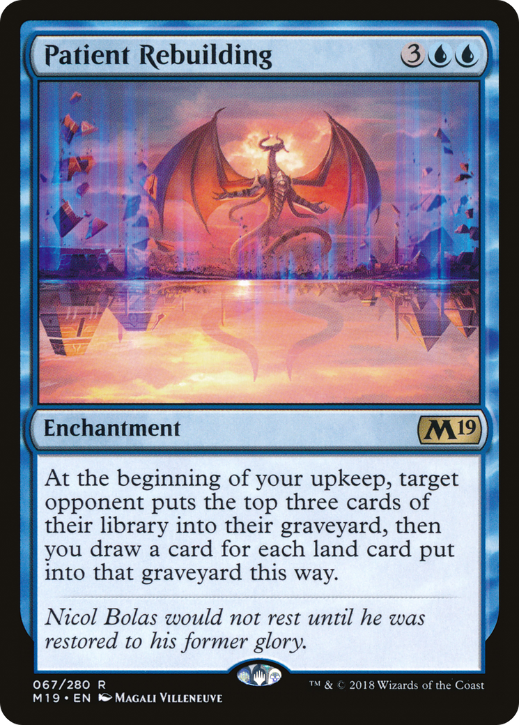Patient Rebuilding (M19-067) - Core Set 2019 Foil