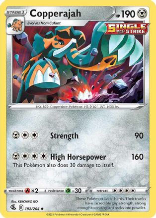 Copperajah 192/264 - SWSH08 Fusion Strike