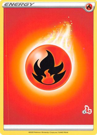 Fire Energy (# Cinderace Stamped) - Battle Academy 2022