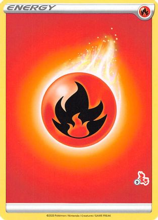 Fire Energy (# Cinderace Stamped) - Battle Academy 2022