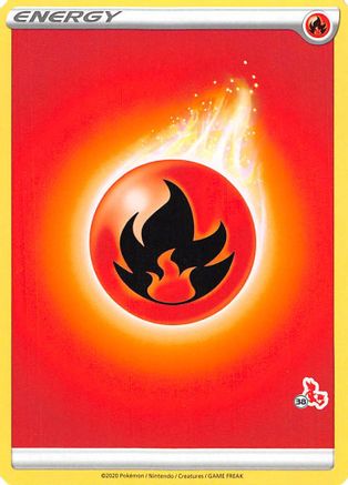 Fire Energy (# Cinderace Stamped) - Battle Academy 2022