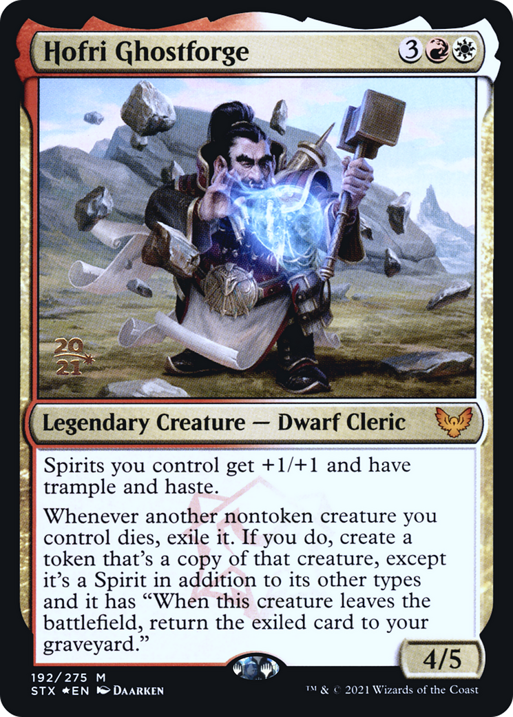 Hofri Ghostforge (PRE-192S) - Strixhaven: School of Mages Promos Foil