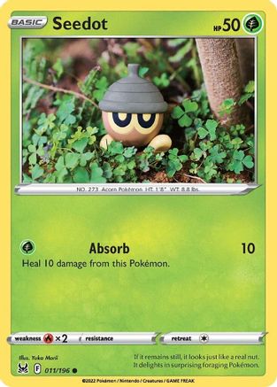 Seedot 011/196 - SWSH11 Lost Origin