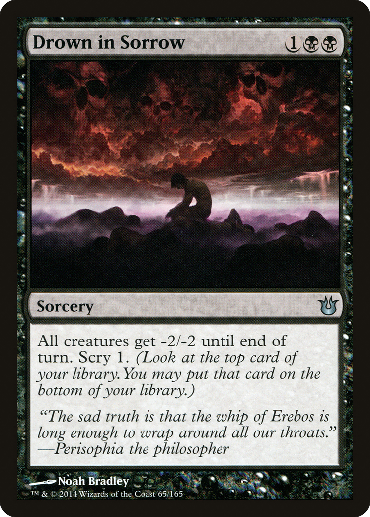 Drown in Sorrow (BNG-065) - Born of the Gods Foil