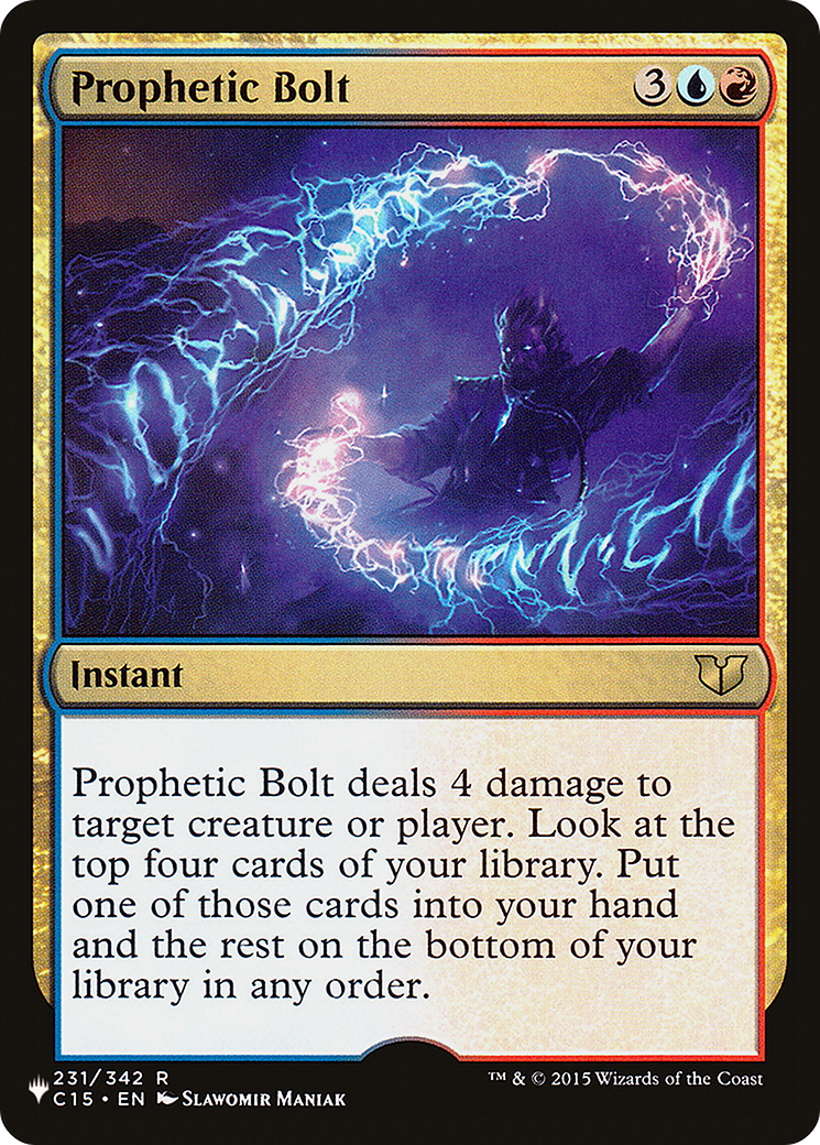 Prophetic Bolt (LIST-C15-231) - The List