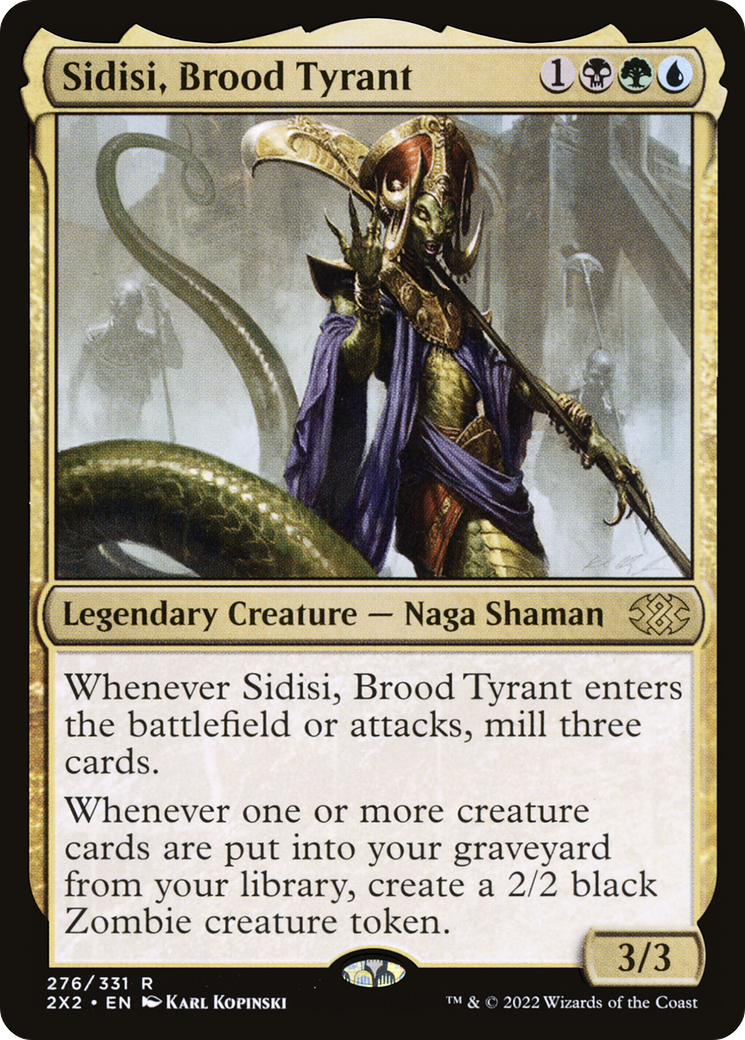 Sidisi, Brood Tyrant (2X2-276) - Double Masters 2022