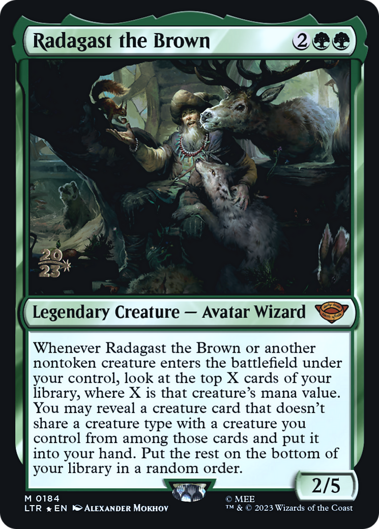 Radagast the Brown (PRE-184S) - Tales of Middle-earth Promos Foil