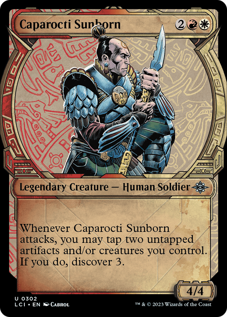 Caparocti Sunborn (LCI-302) - The Lost Caverns of Ixalan: (Showcase) Foil