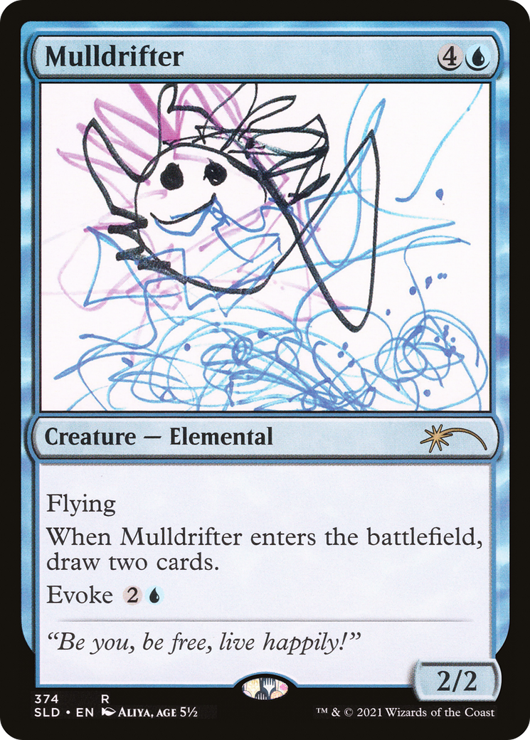 Mulldrifter (SLD-374) - Secret Lair Drop Foil
