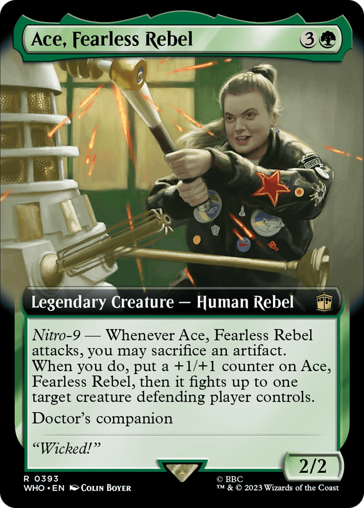 Ace, Fearless Rebel (WHO-393) - Doctor Who: (Extended Art) Foil