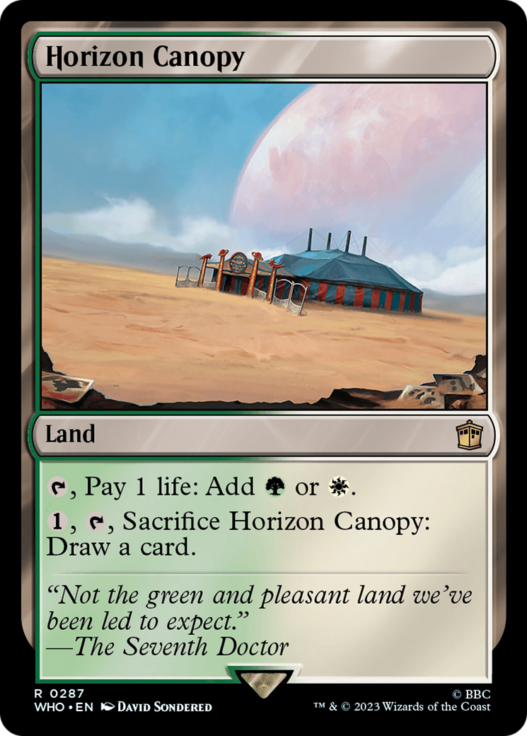 Horizon Canopy (WHO-287) - Doctor Who Foil