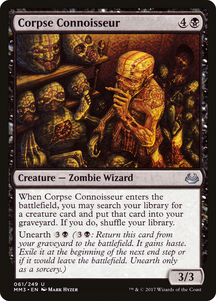Corpse Connoisseur (MM3-061) - Modern Masters 2017 Foil