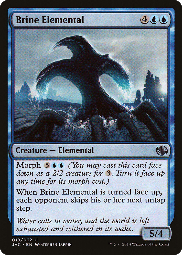 Brine Elemental (DD3-018) - Duel Decks Anthology: Jace vs. Chandra