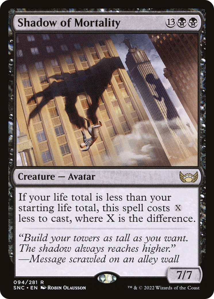 Shadow of Mortality (SNC-094) - Streets of New Capenna