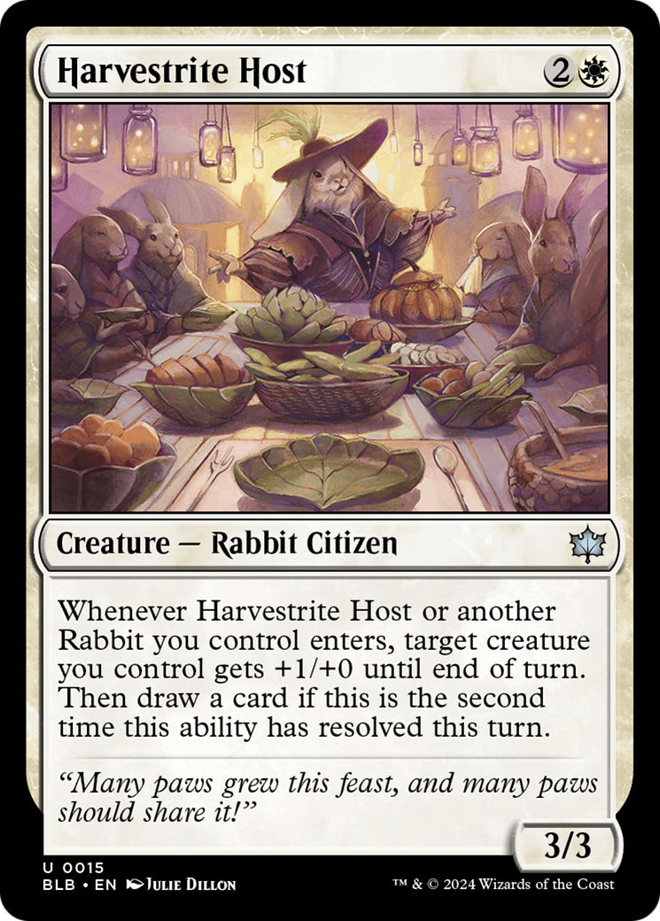 Harvestrite Host (BLB-015) - Bloomburrow Foil