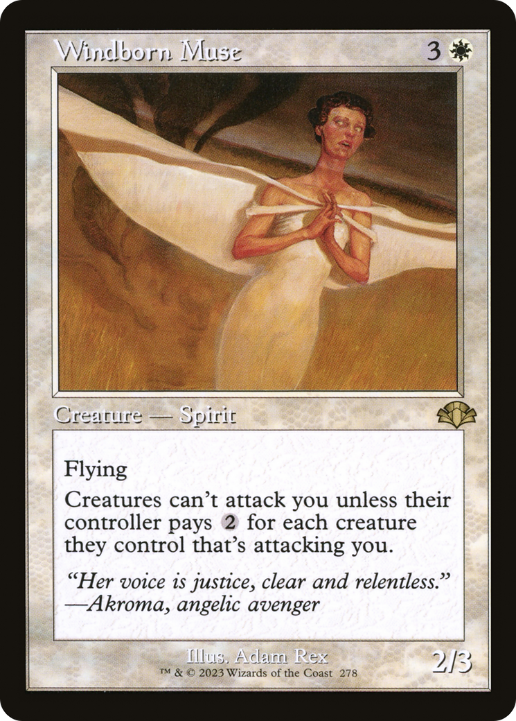 Windborn Muse (DMR-278) - Dominaria Remastered Foil