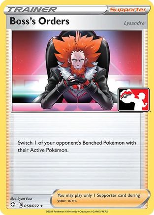 Boss's Orders 058/072 - Prize Pack Series Cards Holofoil