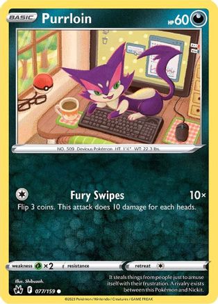 Purrloin 077/159 - Crown Zenith