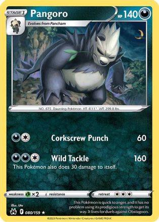 Pangoro 080/159 - Crown Zenith