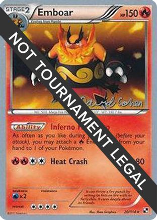 Emboar (David Cohen) 020 - World Championship Decks