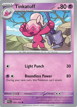 Tinkatuff 103/193 - SV02 Paldea Evolved