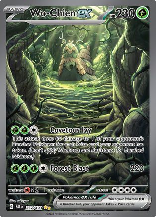 Wo-Chien ex 257/193 - SV02 Paldea Evolved Holofoil