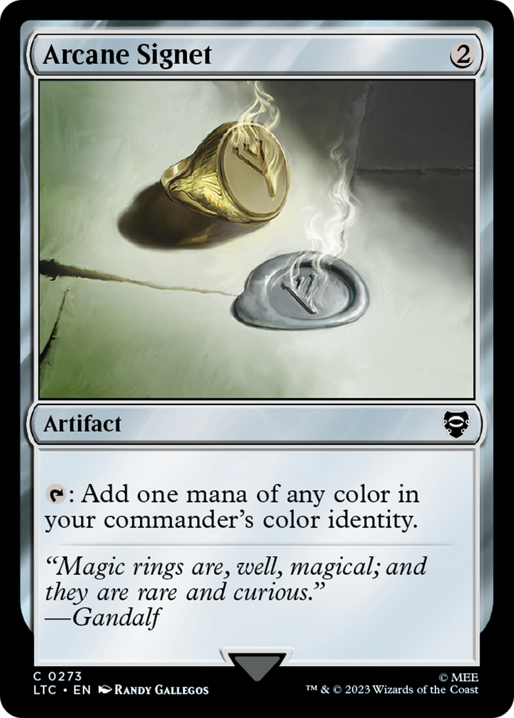 Arcane Signet (LTC-273) - Tales of Middle-earth Commander