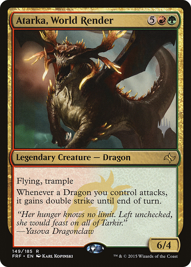 Atarka, World Render (PPM21-149) - Fate Reforged Promos