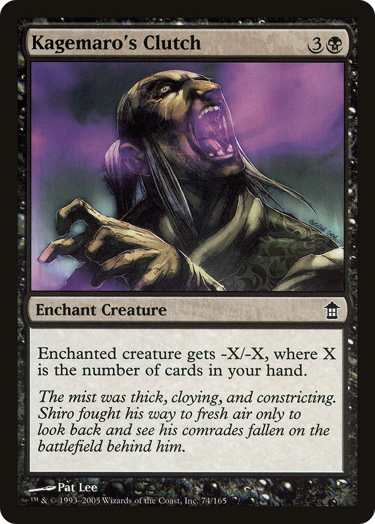 Kagemaro's Clutch (SOK-074) - Saviors of Kamigawa Foil
