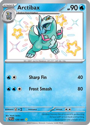 Arctibax 129/091 - SV Paldean Fates Holofoil