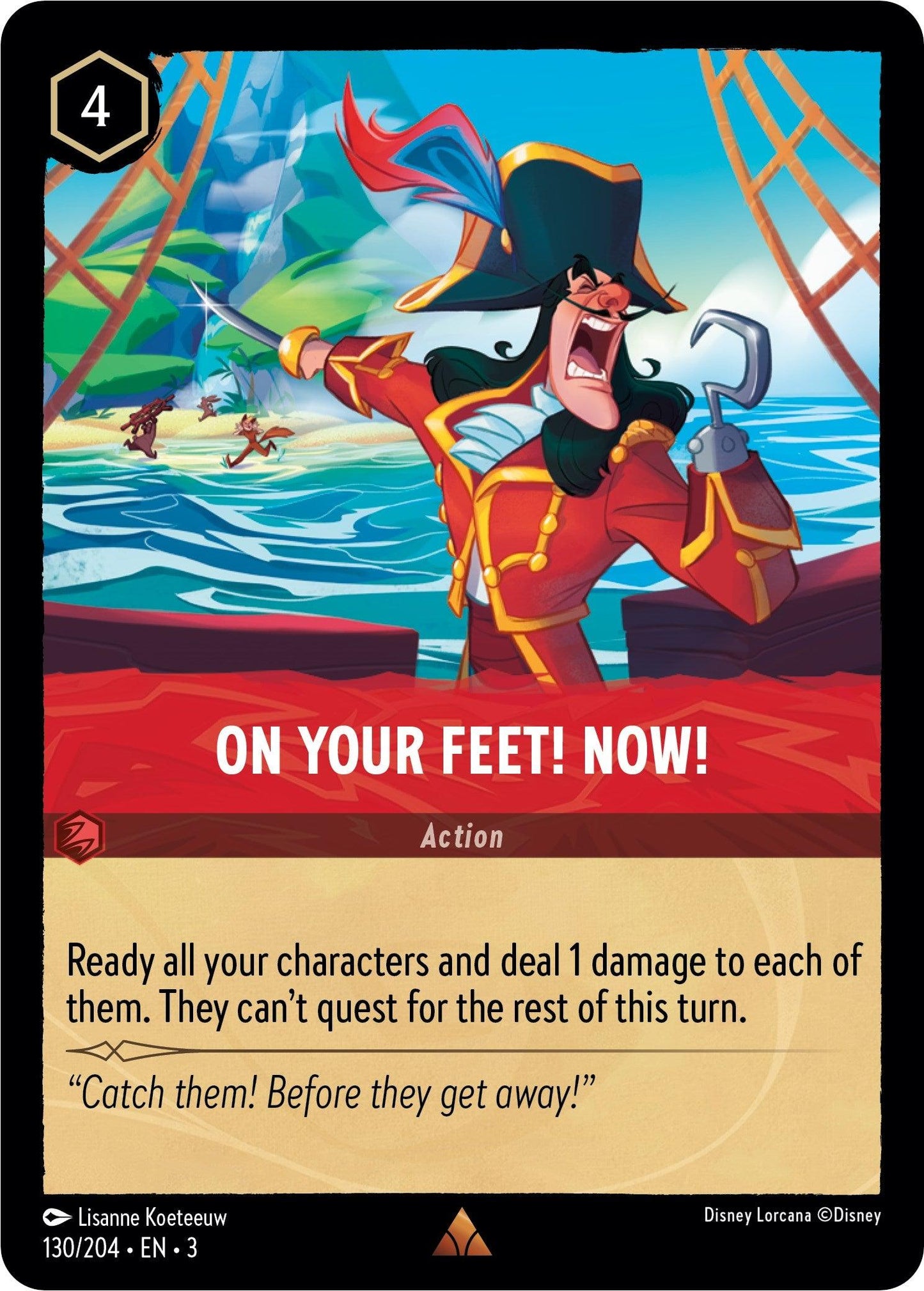 On Your Feet! Now! (130/204) - Into the Inklands Cold Foil